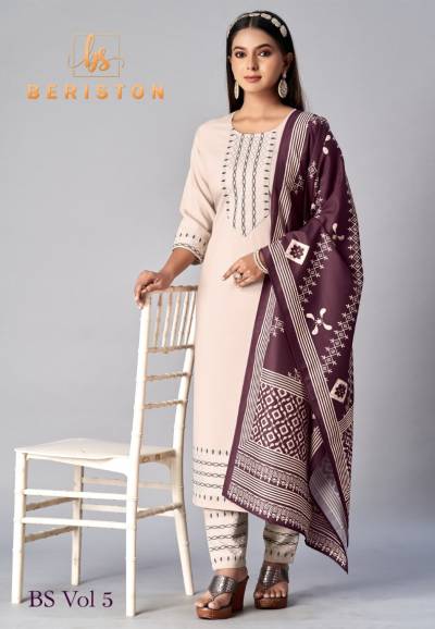 BS VOL-5 BY BERISTON DIGITAL PRINT SALWAR KAMEEZ WHOLESALER IN INDIA